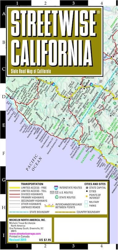 Front cover_Streetwise California Map
