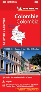 Front cover_Michelin Columbia Road and Tourist Map No. 806