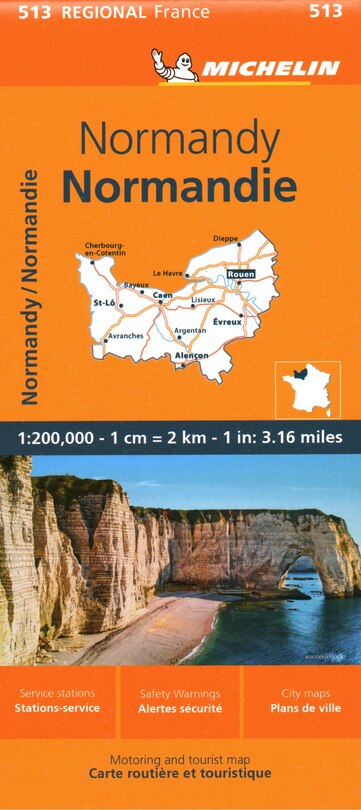 Front cover_France: Normandy Map 513