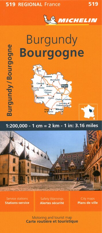 Front cover_France: Burgundy Map 519
