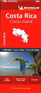 Front cover_Michelin Costa Rica Map 804