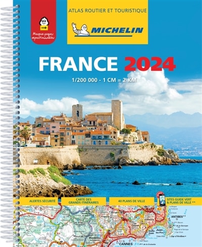 Couverture_France 2024 : atlas routier et touristique