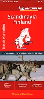 Front cover_Michelin Scandinavia Finland Map 711
