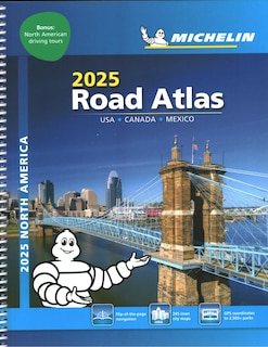Front cover_Michelin North America Road Atlas 2025