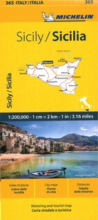 Front cover_Michelin Map Italy: Sicilia 365