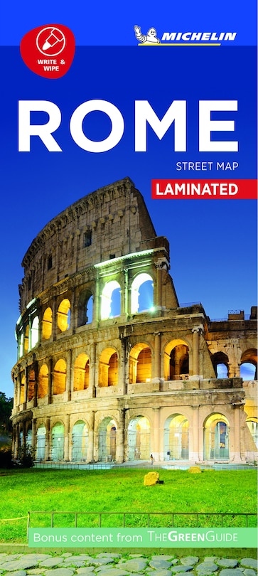Front cover_Rome City Map - Laminated