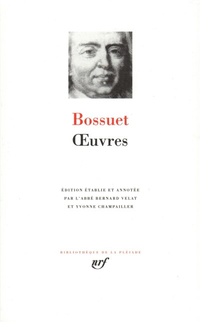 Front cover_Oeuvres ; Oraisons funèbres