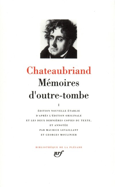Couverture_Mémoires d'outre-tombe, Vol. 1