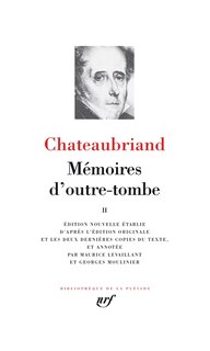 Couverture_Mémoires d'outre-tombe, Vol. 2