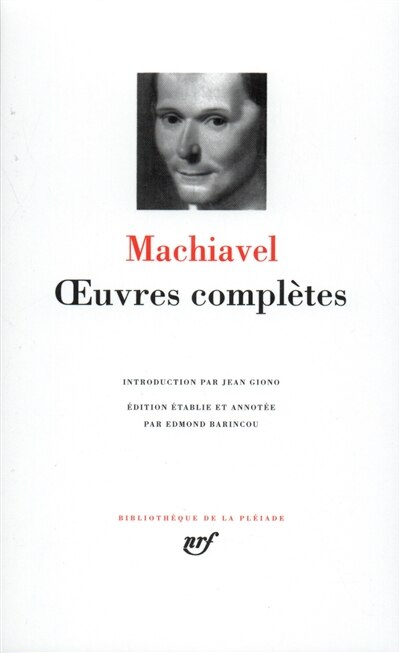 Couverture_Oeuvres complètes ; La Mandragore ; Le Prince