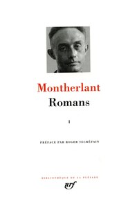Front cover_Romans, Vol. 1. Romans et oeuvres de fiction non théâtrales