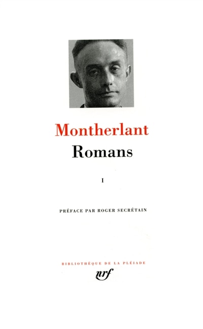 Front cover_Romans, Vol. 1. Romans et oeuvres de fiction non théâtrales
