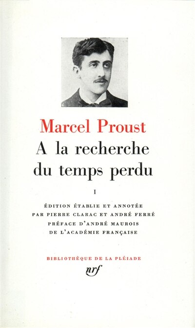 Couverture_A la recherche du temps perdu, Vol. 1