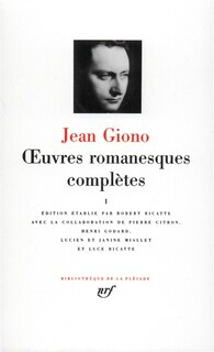 Couverture_Oeuvres romanesques complètes, Vol. 1
