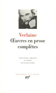 Front cover_Oeuvres en prose complètes