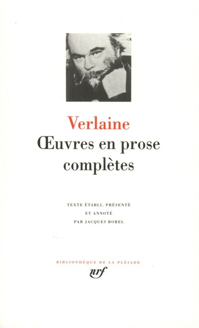 Front cover_Oeuvres en prose complètes