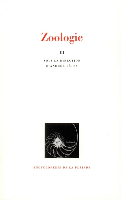Couverture_Zoologie, Vol. 3. Métazoaires III