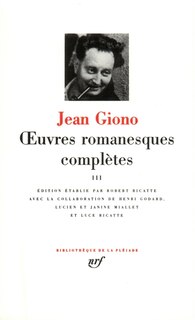 Front cover_Oeuvres romanesques complètes, Vol. 3