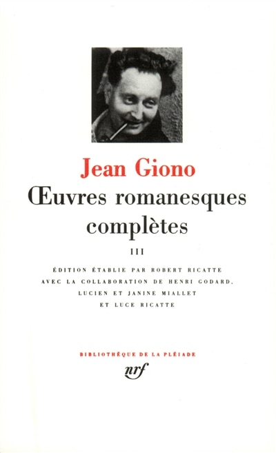 Front cover_Oeuvres romanesques complètes, Vol. 3