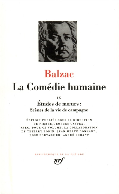 Front cover_Etudes de moeurs, scènes de la vie de campagne ; Les Paysans ; Le Médecin de campagne