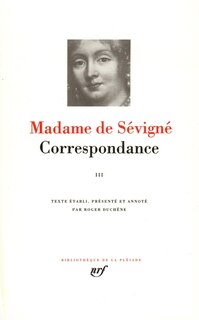 Front cover_Correspondance, Vol. 3. Septembre 1680-avril 1696
