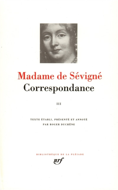 Front cover_Correspondance, Vol. 3. Septembre 1680-avril 1696