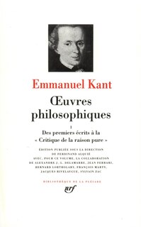 Front cover_Des premiers écrits à la Critique de la raison pure