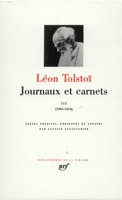 Front cover_Journaux et carnets, Vol. 3. 1905-1910