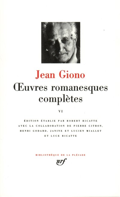 Front cover_Oeuvres romanesques complètes, Vol. 6