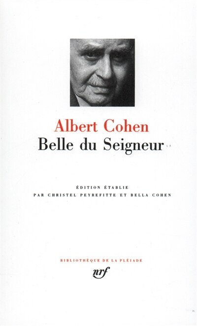 Front cover_Belle du seigneur