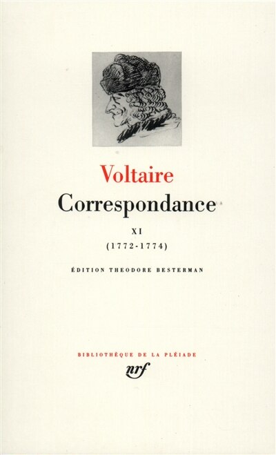 Front cover_Correspondance, Vol. 11. Juillet 1772-décembre 1774