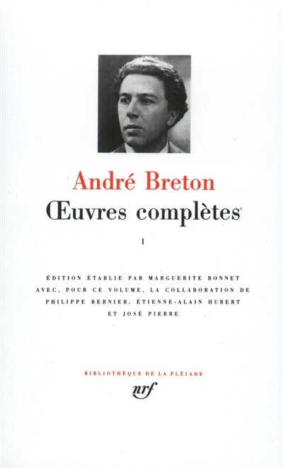 Front cover_Oeuvres complètes, Vol. 1