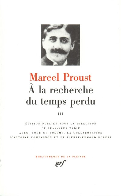 Front cover_A la recherche du temps perdu, Vol. 3