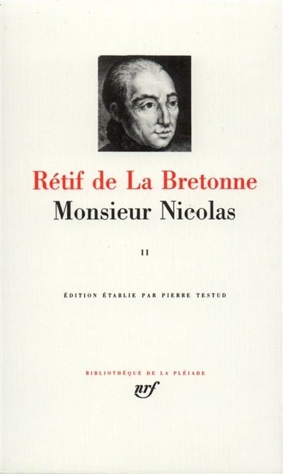 Front cover_Monsieur Nicolas, Vol. 2