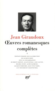 Couverture_Oeuvres romanesques complètes, Vol. 1