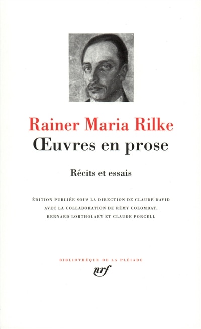 Front cover_Oeuvres en prose