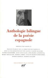 Front cover_Anthologie bilingue de la poésie espagnole