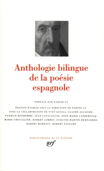 Front cover_Anthologie bilingue de la poésie espagnole