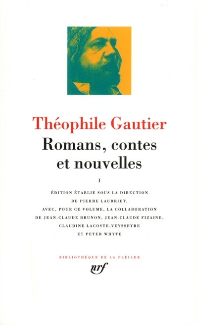 Couverture_Romans, contes et nouvelles, Vol. 1