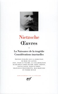 Couverture_La naissance de la tragédie ; Considérations inactuelles