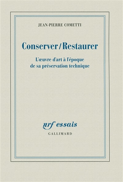 Front cover_Conserver-restaurer