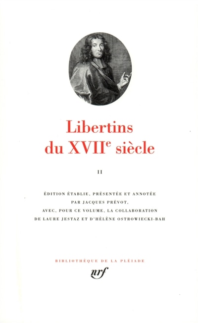 Couverture_Libertins du XVIIe siècle, Vol. 2