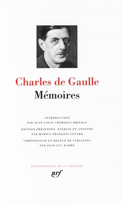 Front cover_Mémoires