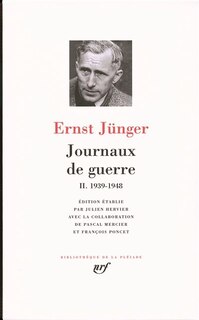 Couverture_Journaux de guerre, Vol. 2. 1939-1948