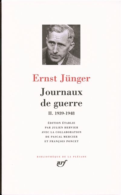 Couverture_Journaux de guerre, Vol. 2. 1939-1948
