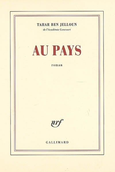 Front cover_Au pays