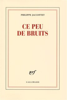 Couverture_Ce peu de bruits