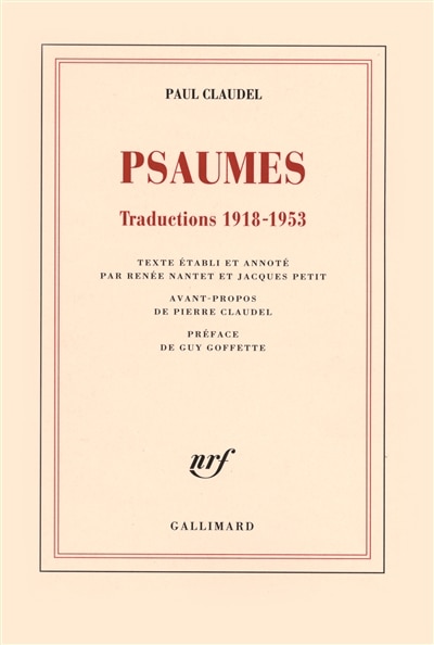 Front cover_Psaumes