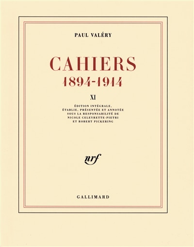 Front cover_Cahiers : 1894-1914, Vol. 11. 1911-1912