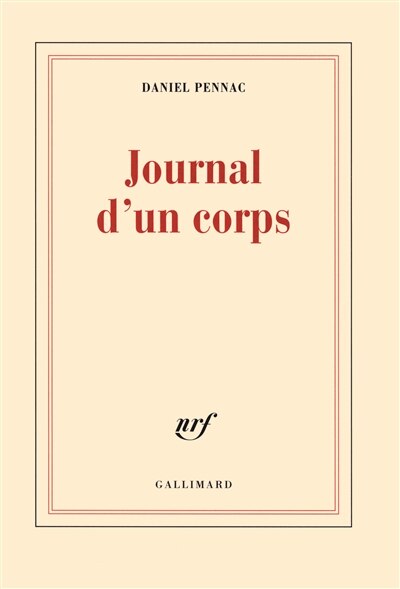 Front cover_Journal d'un corps